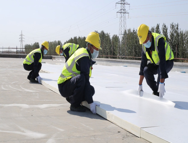 Structure of WiCi Waterproofing & Insulation Integrated Roofing Panel