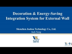 Decorative & Energy-saving Integrated Cladding System (Part 1)